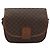 Céline CELINE Macadam Canvas Shoulder Bag PVC Leather Brown Gold Auth 189670 Golden - view 13