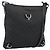 Borsa a Spalla GUCCI GG Canvas Nylon Nero Argento 268642 Auth 189865A