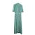 Vestido de seda verde Zadig & Voltaire