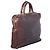 Autre Marque Bolsa de mão com alça superior em couro de crocodilo marrom Pierre Cardin - vista 2
