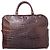 Autre Marque Bolsa de mão com alça superior em couro de crocodilo marrom Pierre Cardin - vista 3