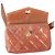 Marsupio in agnello con logo CC Chanel Camel Cammello - vista 6