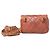 Marsupio in agnello con logo CC Chanel Camel Cammello - vista 9