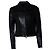 Jitrois, Bikerjacke aus Lammleder Schwarz