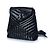 Saint Laurent, Loulou gesteppter Chevron-Rucksack Schwarz