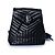 Saint Laurent, Loulou gesteppter Chevron-Rucksack Schwarz - Ansicht 3
