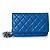 Chanel, Wallet on a Chain in Blau