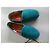 Autre Marque Fiorucci Mocassini Camoscio Blu Fodera Floreale - vista 4