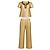 Tory Burch Metallic Seidenmischung Jacquard Verzierte Oberteil & Hose Set – Neu