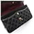 Borsa a tracolla Chanel Matelassé Double Flap Nero - vista 12