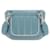 Borsa a tracolla Hermès Berline MINI Blu Blu chiaro - vista 2