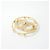 Spilla Christian Dior Claire Di Lune Bianco D'oro - vista 2