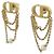 Orecchini Christian Dior Petite CD E2424WOMCY Bianco D'oro - vista 2