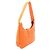 Borsa a tracolla in pelle Taurillon Clemence arancione Hermès - vista 2