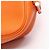 Borsa a tracolla in pelle Taurillon Clemence arancione Hermès - vista 8