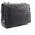 Borsa a tracolla Chanel Large Matelassé 34 Nero - vista 2