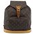 Louis Vuitton Vintage Montsouris Monogram Canvas GM Marron