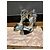 Prada Metallic-Leder und Wildleder-Strap-Heels Schwarz Silber - Ansicht 6