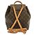 Zaino Louis Vuitton Monogram Montsouris PM Marrone - vista 2