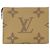 Louis Vuitton Monogram Reverse Trio Pochette Toilette Marrone - vista 2