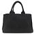 Bolso Prada Canapa en lona negra Negro - vista 2