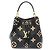 Néonoé Borsa a Spalla Louis Vuitton Bicolor Monogram Empreinte Neo Noe MM Nero Beige
