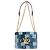 Borsa a Spalla Louis Vuitton Denim Monogram Twist MM Rosso Blu