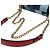 Borsa a Spalla Louis Vuitton Denim Monogram Twist MM Rosso Blu - vista 5