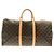 Borsa Boston Louis Vuitton Monogram Keepall 50cm Marrone