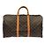 Borsa Boston Louis Vuitton Monogram Keepall 50cm Marrone