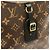 Borsa a Spalla Louis Vuitton Monogram Odeon MM Marrone Nero - vista 4