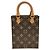 Borsa Louis Vuitton Monogram Petite Sac Plat Marrone - vista 2