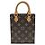Borsa Louis Vuitton Monogram Petite Sac Plat Marrone - vista 2