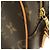 Borsa a tracolla Louis Vuitton Monogram Blois Marrone - vista 5