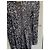 French Connection Pailletten-Minikleid mit V-Ausschnitt Schwarz Silber Hardware - Ansicht 4