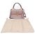 Miu Miu Madras Convertible Compartment Top Handle Leather Medium Rosa - vista 2