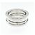 Bulgari Anello Bvlgari B.zero1 3-Band in oro bianco - vista 2
