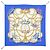 Hermès Hermes LE SACRE DU PRINTEMPS Carré Scarf Muffler Weiß Blau