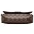 Borsa a tracolla Louis Vuitton Damier District PM Marrone - vista 3
