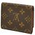 Louis Vuitton Monogram Enveloppe Tarjetero Castaño - vista 2