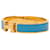 Hermès Hermes Click H PM Bracelet Bangle Blue Golden  - view 2