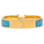 Hermès Hermes Click H PM Bracelet Bangle Blue Golden  - view 3
