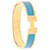 Hermès Hermes Click H PM Bracelet Bangle Blue Golden  - view 4