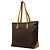 Bolsa de ombro Louis Vuitton Monogram Cabas Mezzo Marrom - vista 2