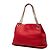 Borsa Tote Gucci Soho con Frange e Tracolla a Catena Rosso - vista 2