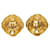 Orecchini a clip Chanel Coco Mark D'oro  - vista 3