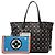 Borsa Tote Louis Vuitton Game On Monogram Neverfull MM Nero Multicolore - vista 9