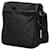 Borsa a tracolla con placca logo Triangle Prada Nero - vista 2