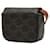 Céline Borsa a tracolla e a spalla Celine Triomphe Mini Claude Marrone Nero - vista 2
