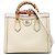 Borsa piccola Gucci Bamboo Diana in pelle avorio Crudo